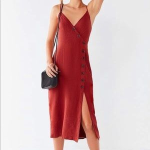 Urban Outfitters UO Amber button down midi dress